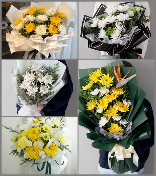 重庆大足区宝顶镇白事花束代送
